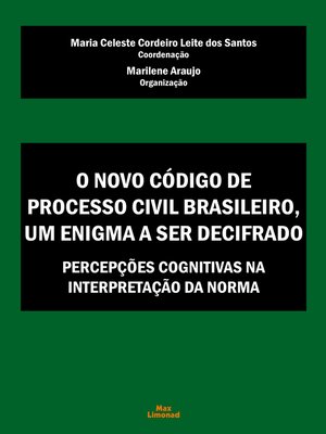 cover image of O Novo Código de Processo Civil Brasileiro, um enigma a ser decifrado
